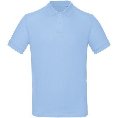 Polo Orgánico Hombre Sky Blue XXL