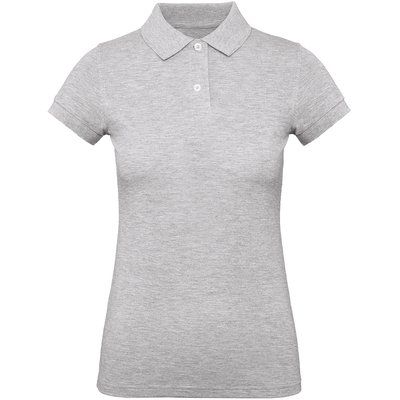 Polo Orgánico Mujer Heather Grey XS