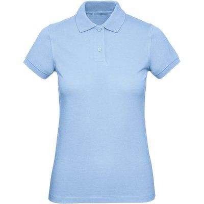 Polo Orgánico Mujer Sky Blue S