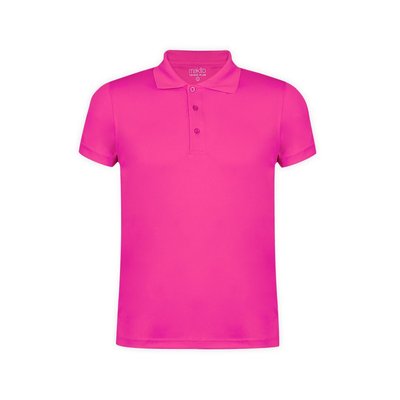 Polo personalizado técnico en poliéster Fucsia M