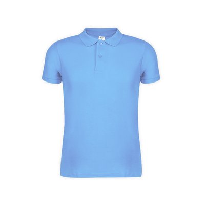 Polo Piqué Adulto 180g/m2 Azul Claro L