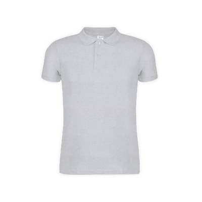 Polo Piqué Adulto 180g/m2 Gris S