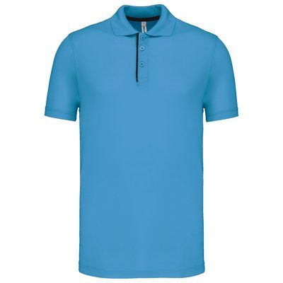 Polo pique deportivo transpirable Azul XXL