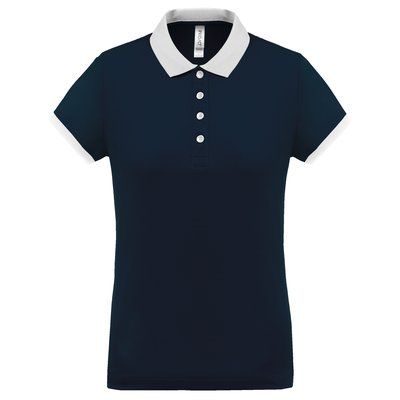 Polo piqué mujer Sporty Navy / White XS