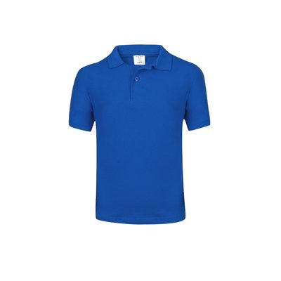 Polo Piqué Niño 180g/m2 Azul M