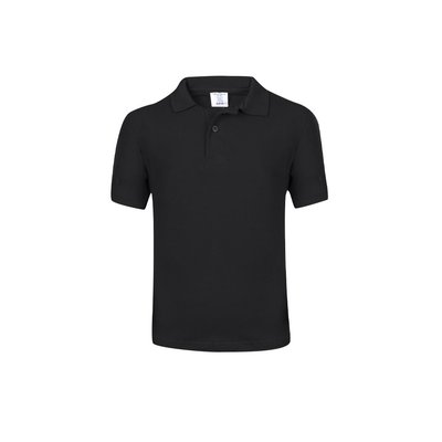 Polo Piqué Niño 180g/m2 Negro M