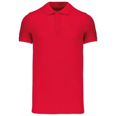 Polo piqué orgánico hombre Red XL