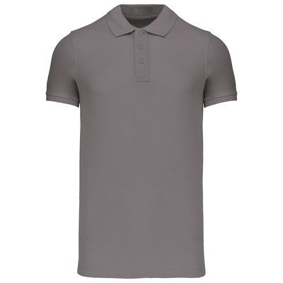 Polo piqué orgánico hombre Storm Grey S