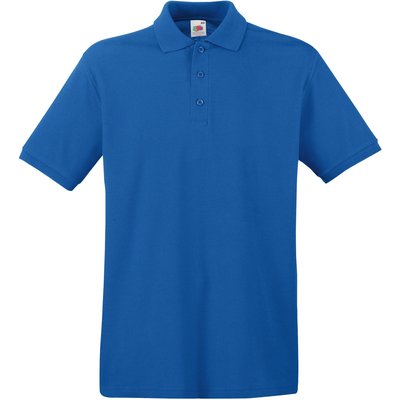 Polo Premium 100% algodón piqué Azul M