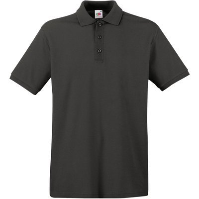 Polo Premium 100% algodón piqué Gris 3XL