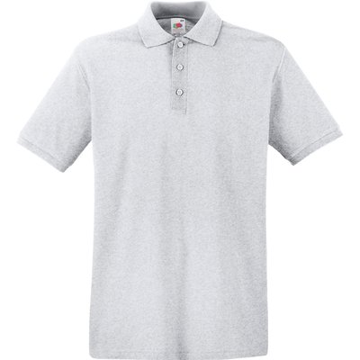 Polo Premium 100% algodón piqué Gris XL