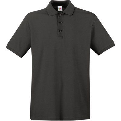 Polo Premium 100% algodón piqué Light Graphite M