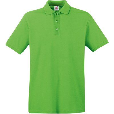 Polo Premium 100% algodón piqué Lime 3XL