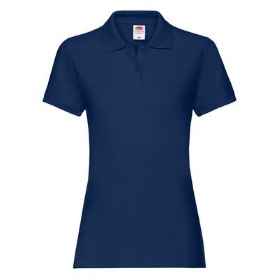 Polo premium mujer algodón Deep Navy M