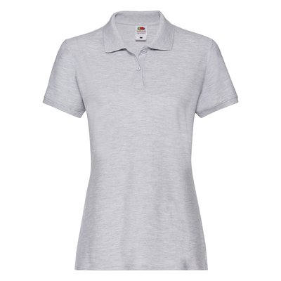 Polo premium mujer algodón Gris XXL