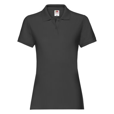 Polo premium mujer algodón Negro L