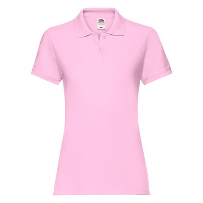 Polo premium mujer algodón Rosa L