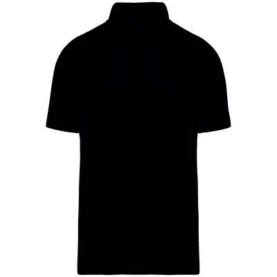 Polo de punto gofrado hombre Black S