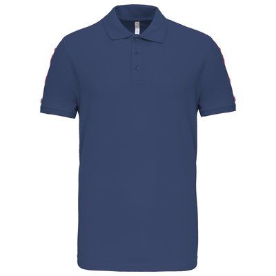 Polo de punto piqué manga corta Deep Blue 3XL