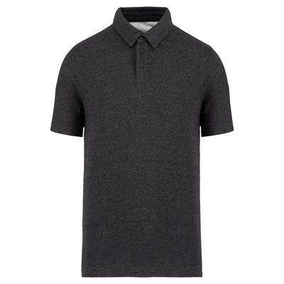 Polo reciclado ajustado hombre Recycled Anthracite Heather 4XL