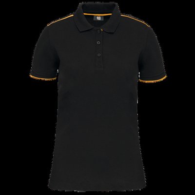 Polo ropa profesional mujer Black / Yellow L