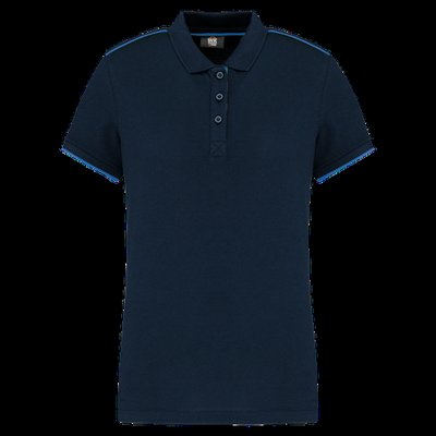 Polo ropa profesional mujer Navy / Light Royal Blue XL