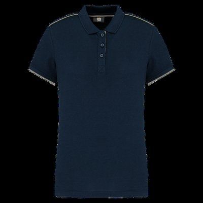 Polo ropa profesional mujer Navy / Silver S