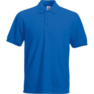 Polo tapeta con tres botones Azul XL