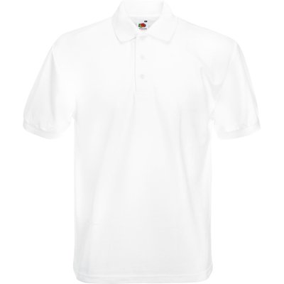 Polo tapeta con tres botones Blanco S