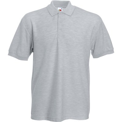 Polo tapeta con tres botones Gris S