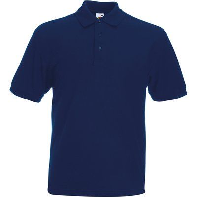 Polo tapeta con tres botones Navy XXL