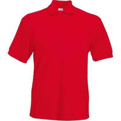 Polo tapeta con tres botones Red L