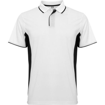 Polo técnico para deporte BLANCO/NEGRO S