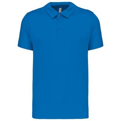 Polo transpirable hombre manga corta Aqua Blue XS