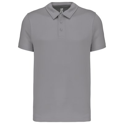 Polo transpirable hombre manga corta Gris XL