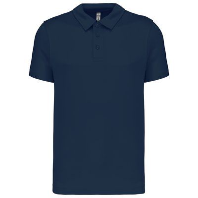 Polo transpirable hombre manga corta Navy XXL