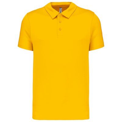 Polo transpirable hombre manga corta True Yellow 3XL