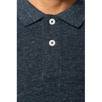 Polo vintage algodón manga corta hombre