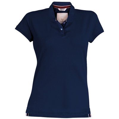 Polo vintage de mujer Azul L