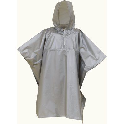 Poncho con capucha para la lluvia Silver Regular