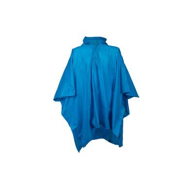 Poncho plegable impermeable para niños Azul