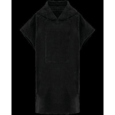 Poncho de toalla niño Black 6/10 ans