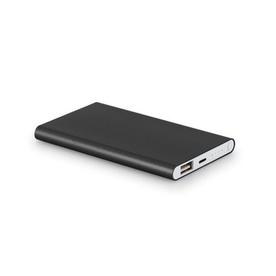 Power Bank 4000mAh Aluminio 5V/1A Negro