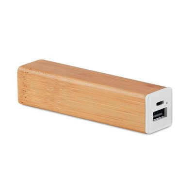 Power Bank Barra Bambú 2200mAh