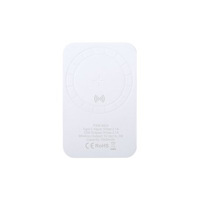 Power Bank Magnético 5000mAh Blanco