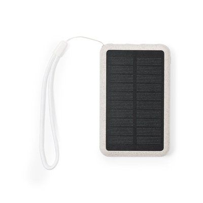 Power Bank Solar 5000mAh Fibra de Trigo Natu