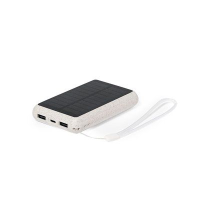 Power Bank Solar 5000mAh Fibra de Trigo