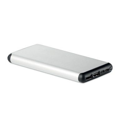 Powerbank 10000mAh con Ventosas Plata