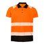 Polo de seguridad reciclado Orange / Black S/M