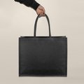 Producto Bolsa Juco Negra 290g Laminada Asas Algodón